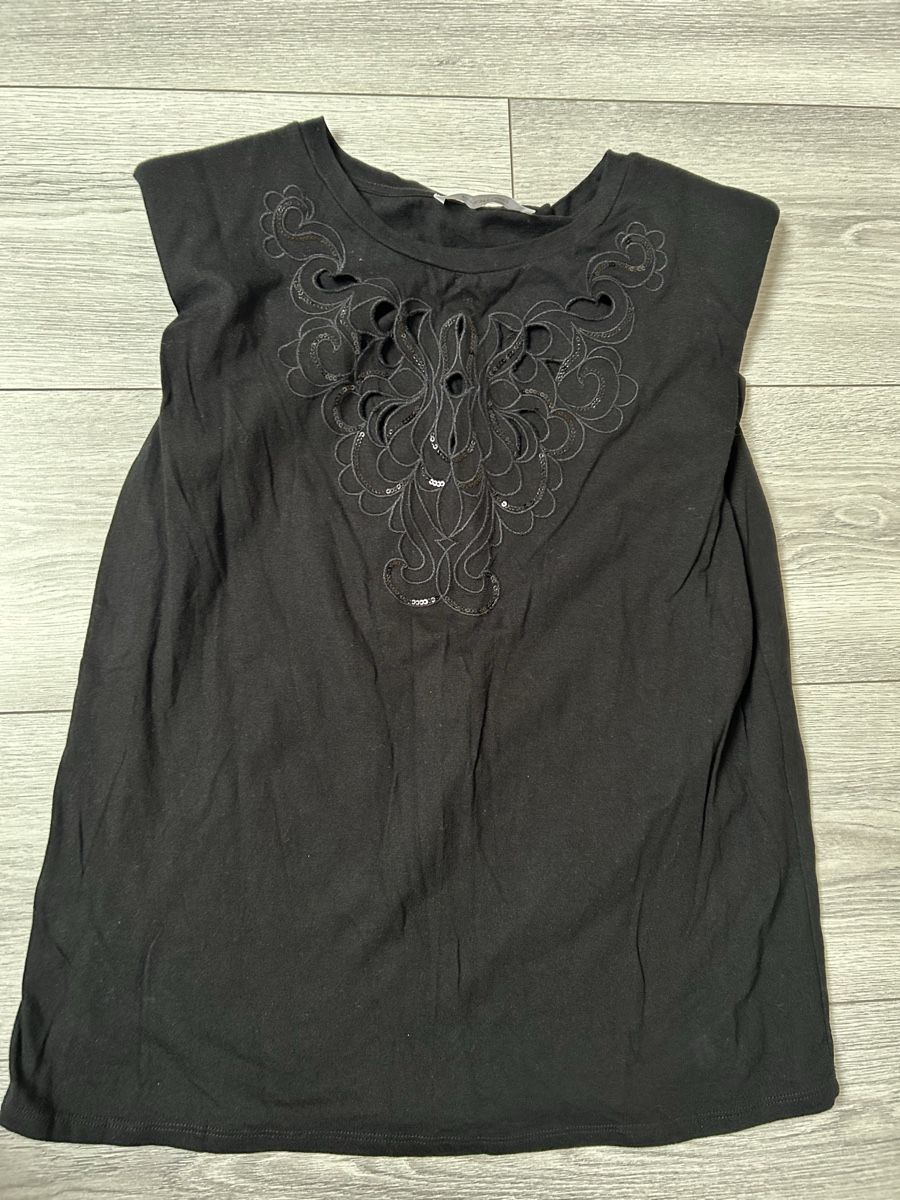 Promod T-shirt: T-shirt noire Promod – Usato da Genève venduto da and_k79x 2