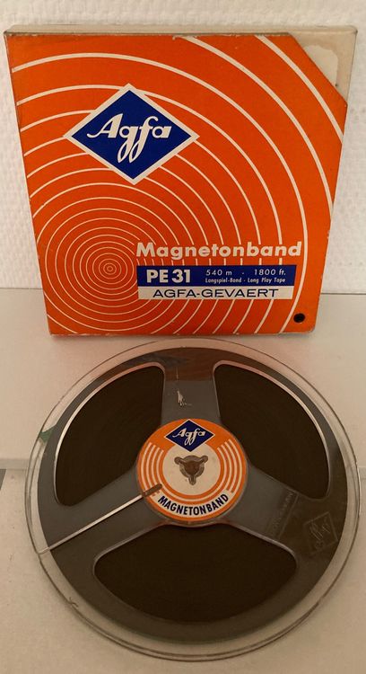 Agfa Magnetonband bande double durée PE 46 13cm/360m & PE 46 18cm
