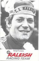 Autogrammkarte Radsport Rene Pijnen Raleigh Team