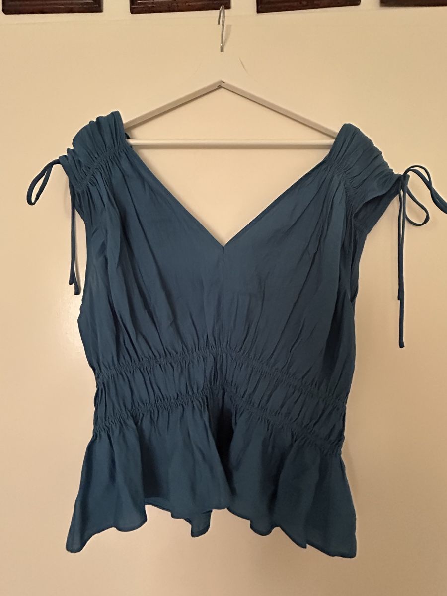 Camicette: Sommerbluse in blau – Usato da Luzern venduto da leo_dp2d