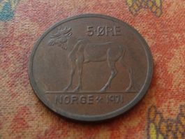 NORVEGE  5  ORE  1971
