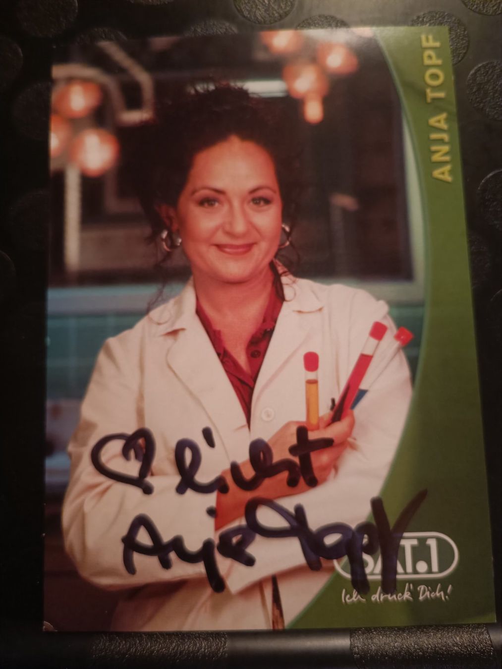 Autografi: Anja Topf - handsignierte Autogrammkarte 🎉 – Usato da Menziken venduto da Artographs