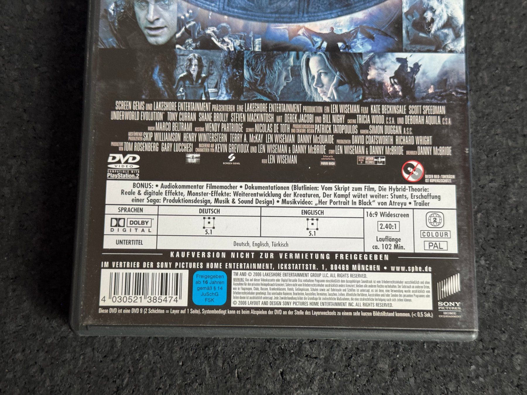 Tous les DVDs: Underworld Evolution DVD DE/EN – D'occasion à Fribourg par tschjoly 3