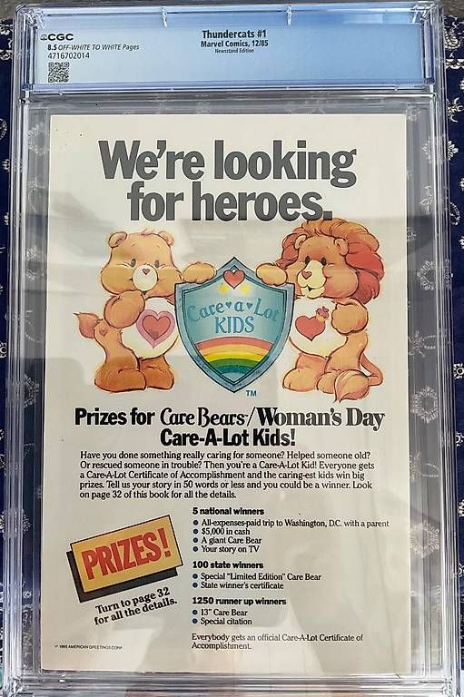 Comics: Thundercats Comic CGC 8.5  – Neu und originalverpackt aus Alpnach Dorf von Oli016 1