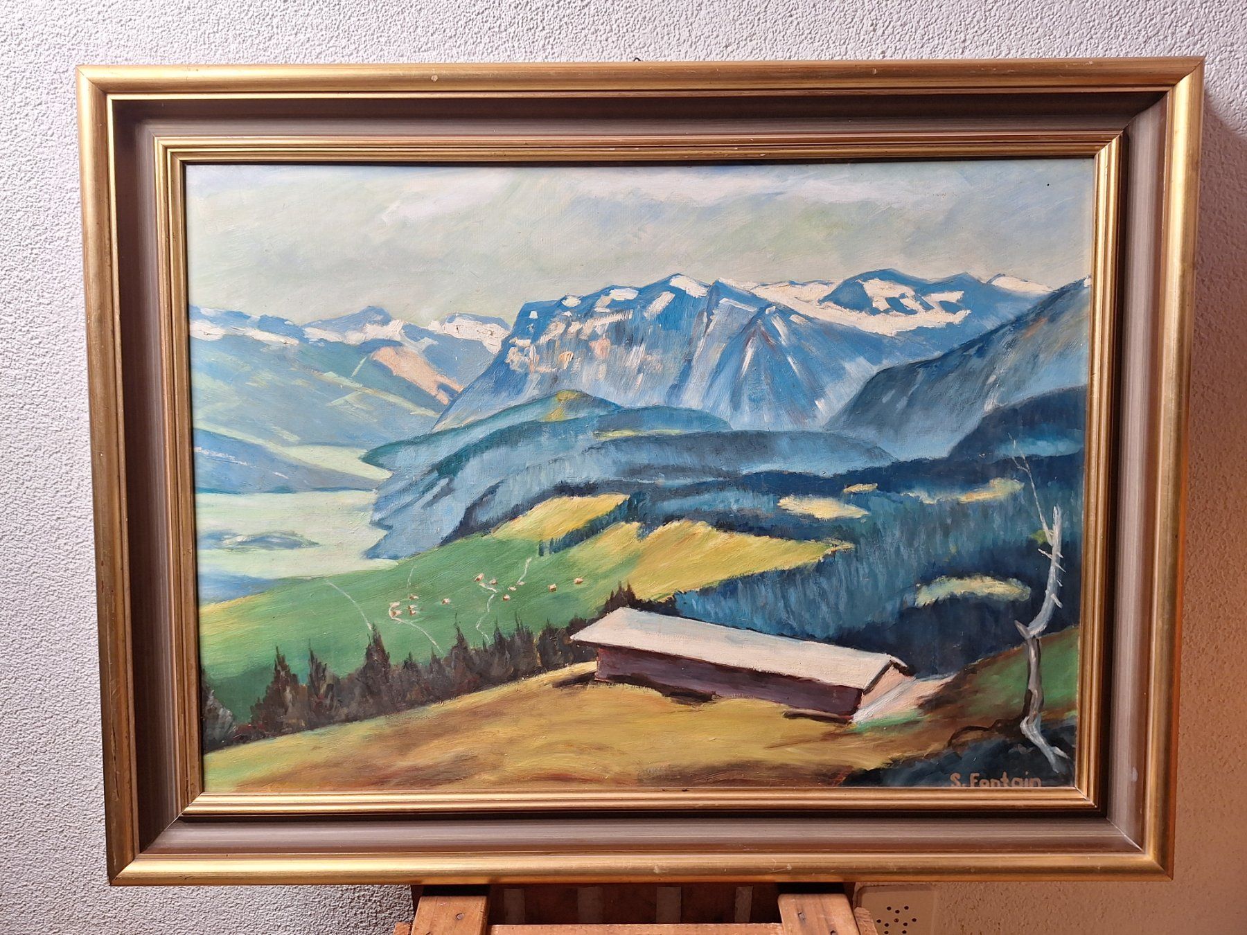 Gemälde: Gemälde S. Fontain – Gebraucht aus Appenzell von Mar_ijan 3