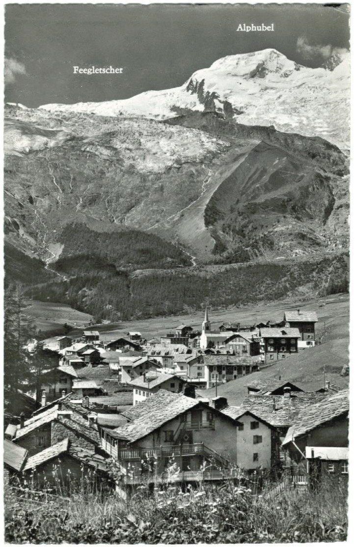 Cartoline postali: AK Saas Fee gegen Alphubel – Usato da Zürich venduto da Tolima194