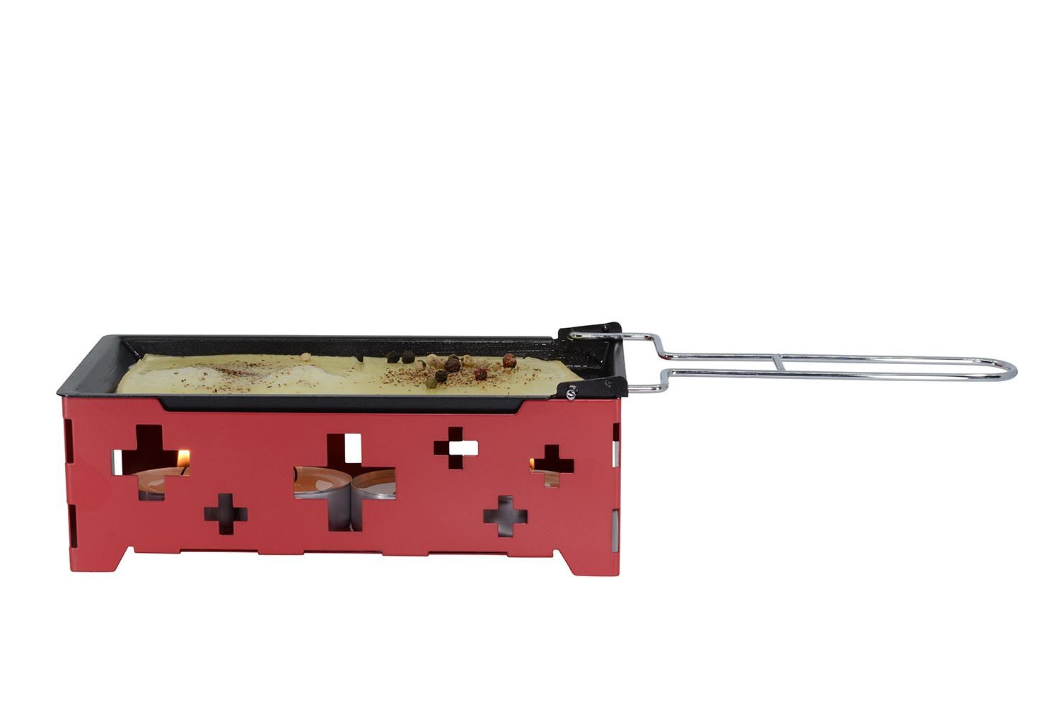 Küchengeräte: Mini Kerzenraclette "Swiss" rot – Neu und originalverpackt aus Wettingen von kochshop 2