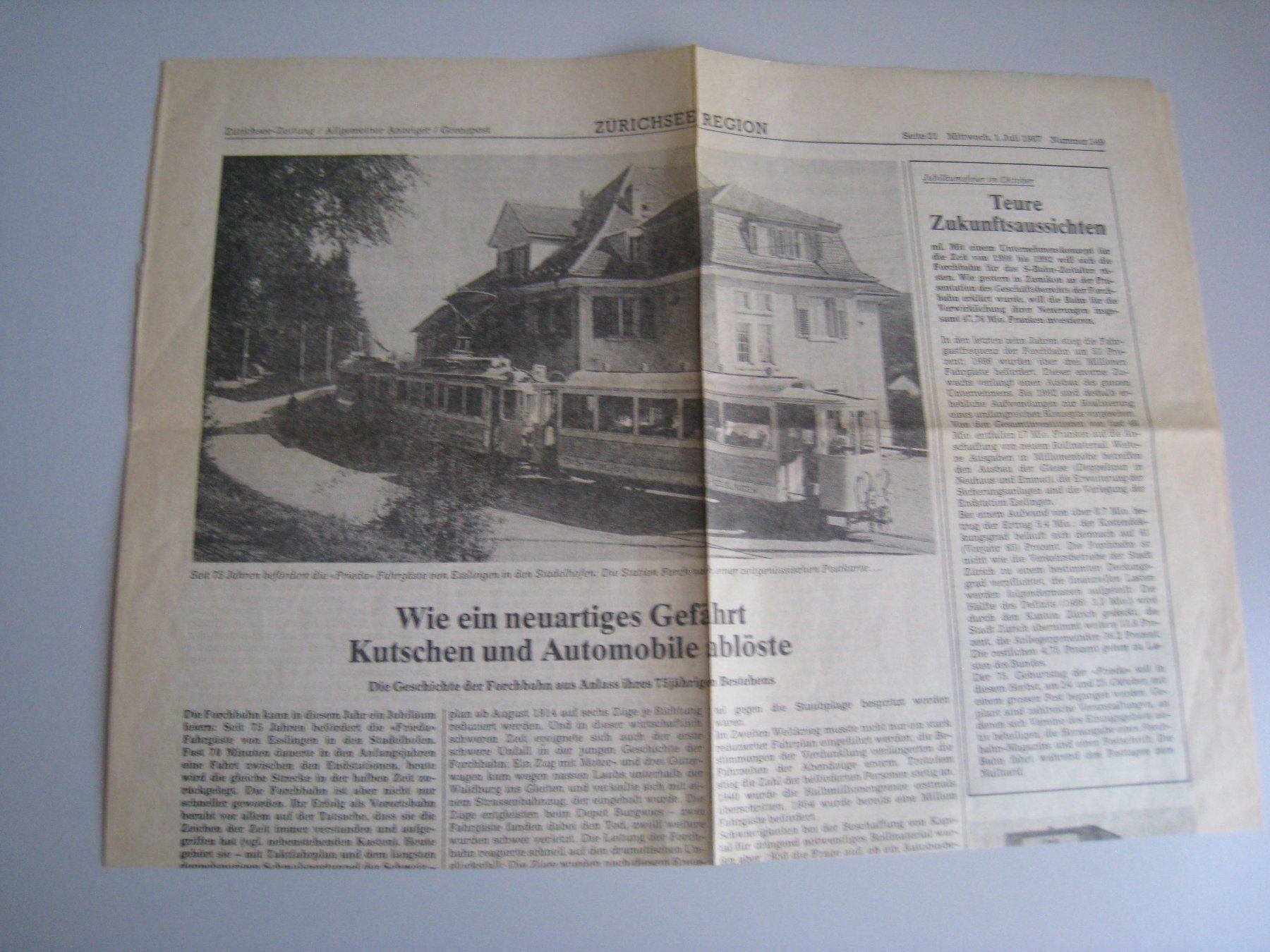 Riviste & Magazine: Aus den Annalen der Forchbahn, 1981 – Usato da Buchs ZH venduto da swiss-train 9