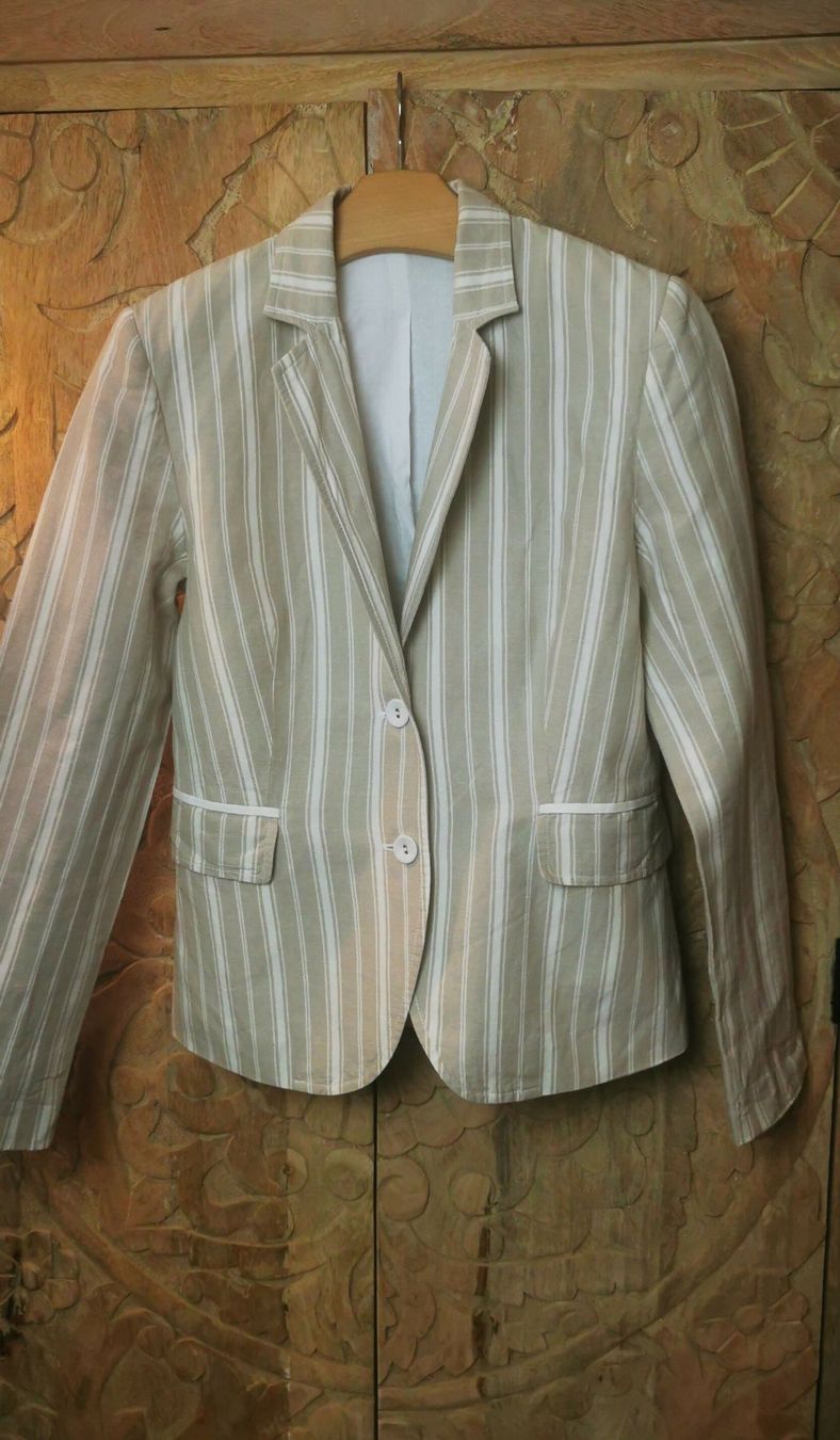 Giacche: Vintage Linen Cotton Blazer - M – Usato da Wettingen venduto da JasminL92