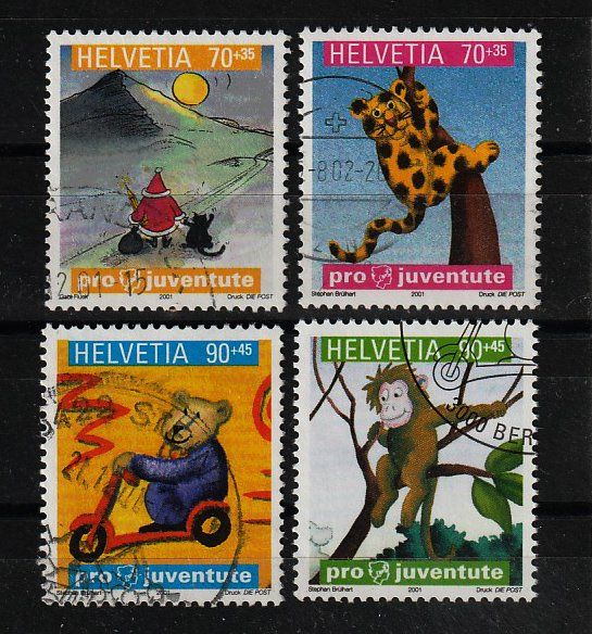 Tutti i francobolli: 2001 Serie Pro Juventute – Usato da Arlesheim venduto da gaugi43