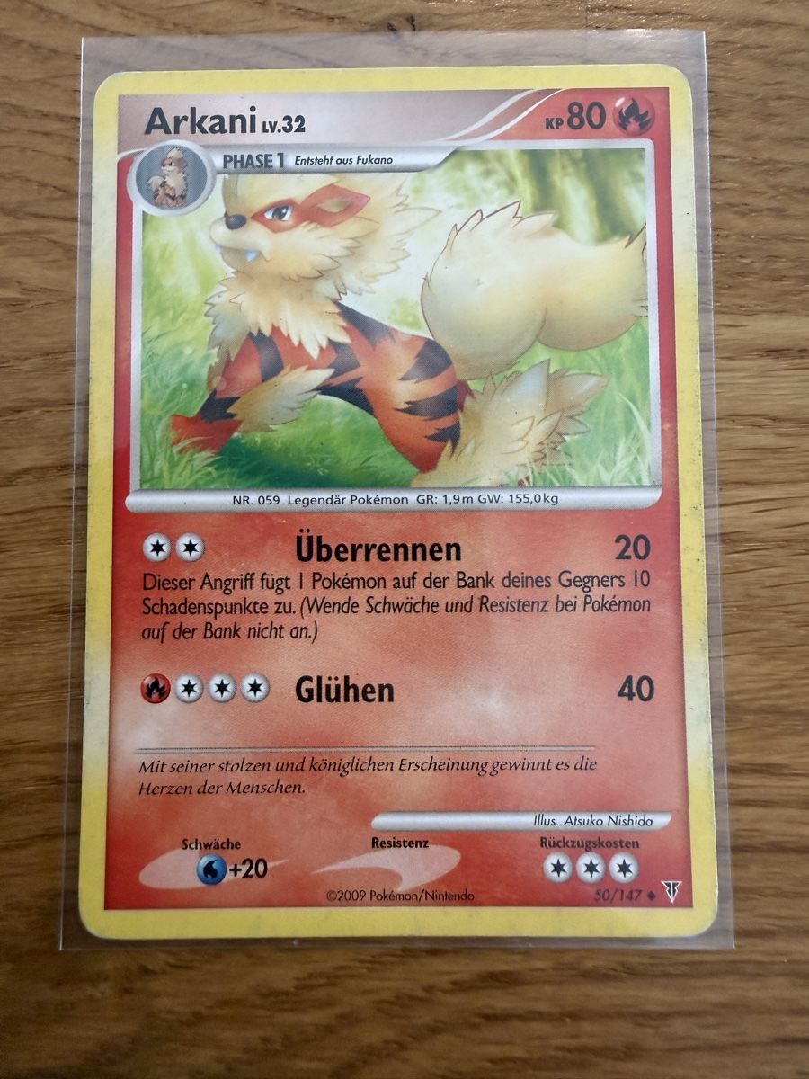 Pokémon Carte collezionabili: Arkani Lv.32 50/147 – Usato da Amriswil venduto da sim_nlb6