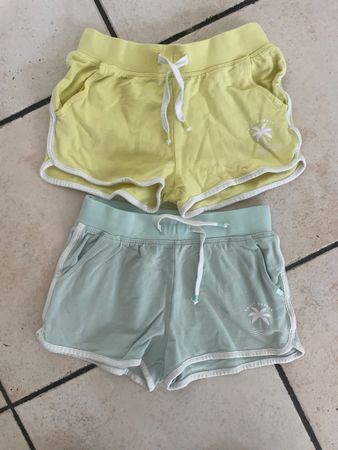 2er Set süessi Sommershorts, verstellbar, Gr.110/116