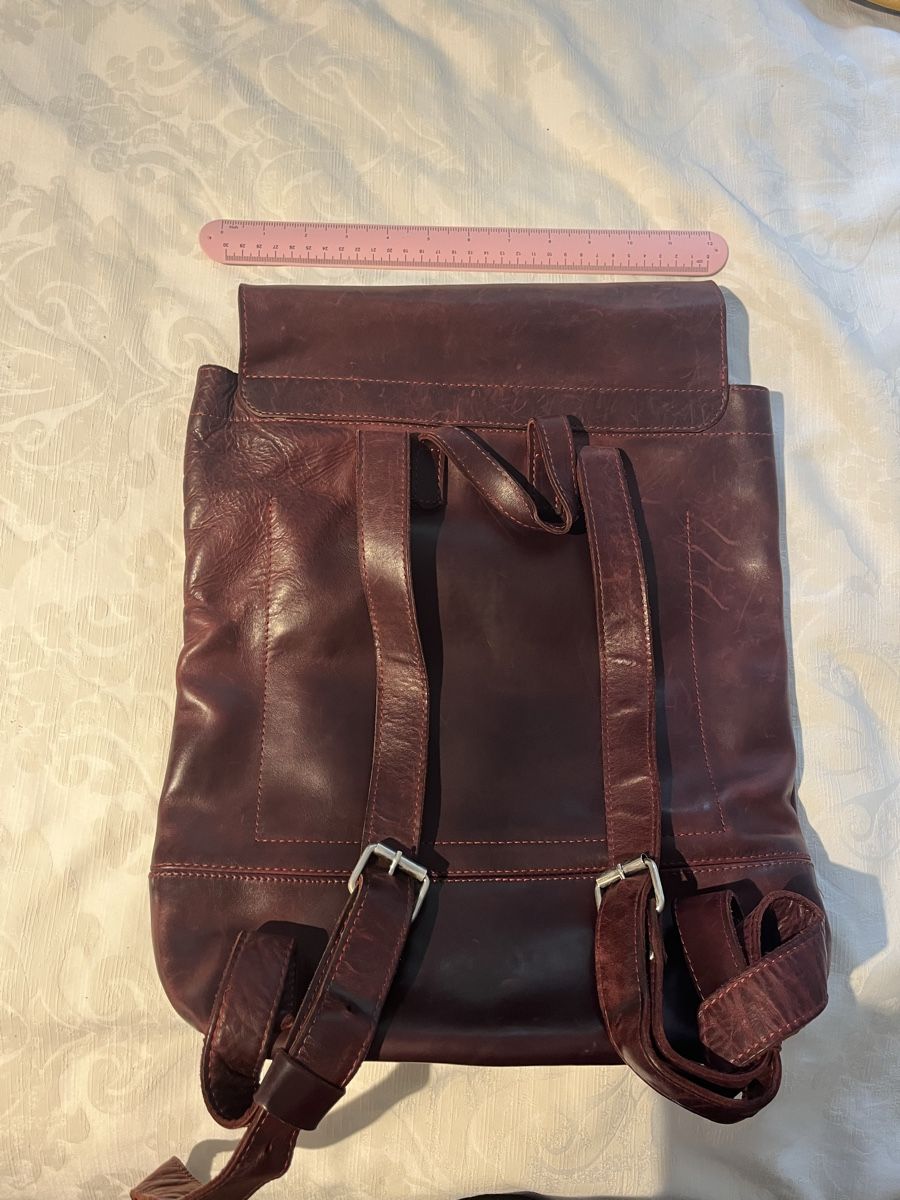 Rucksäcke: Damen Rucksack aus Leder  – Gebraucht aus Basel von hal_s2bt 4