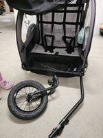 Fahrradanhänger grau für zwei Kinder guter Zustand