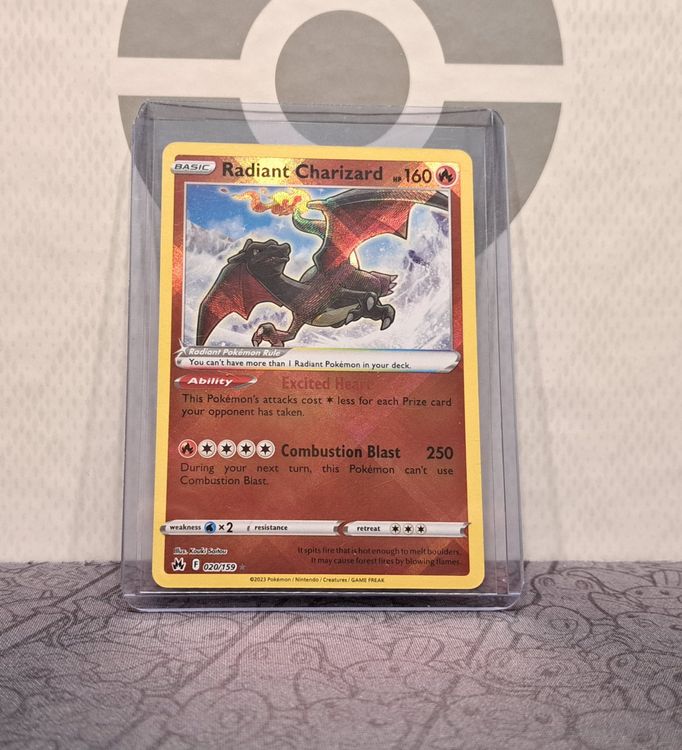 Radiant Charizard 020159 Crown Zenith Pokemon Karte Neu Kaufen Auf Ricardo 2048