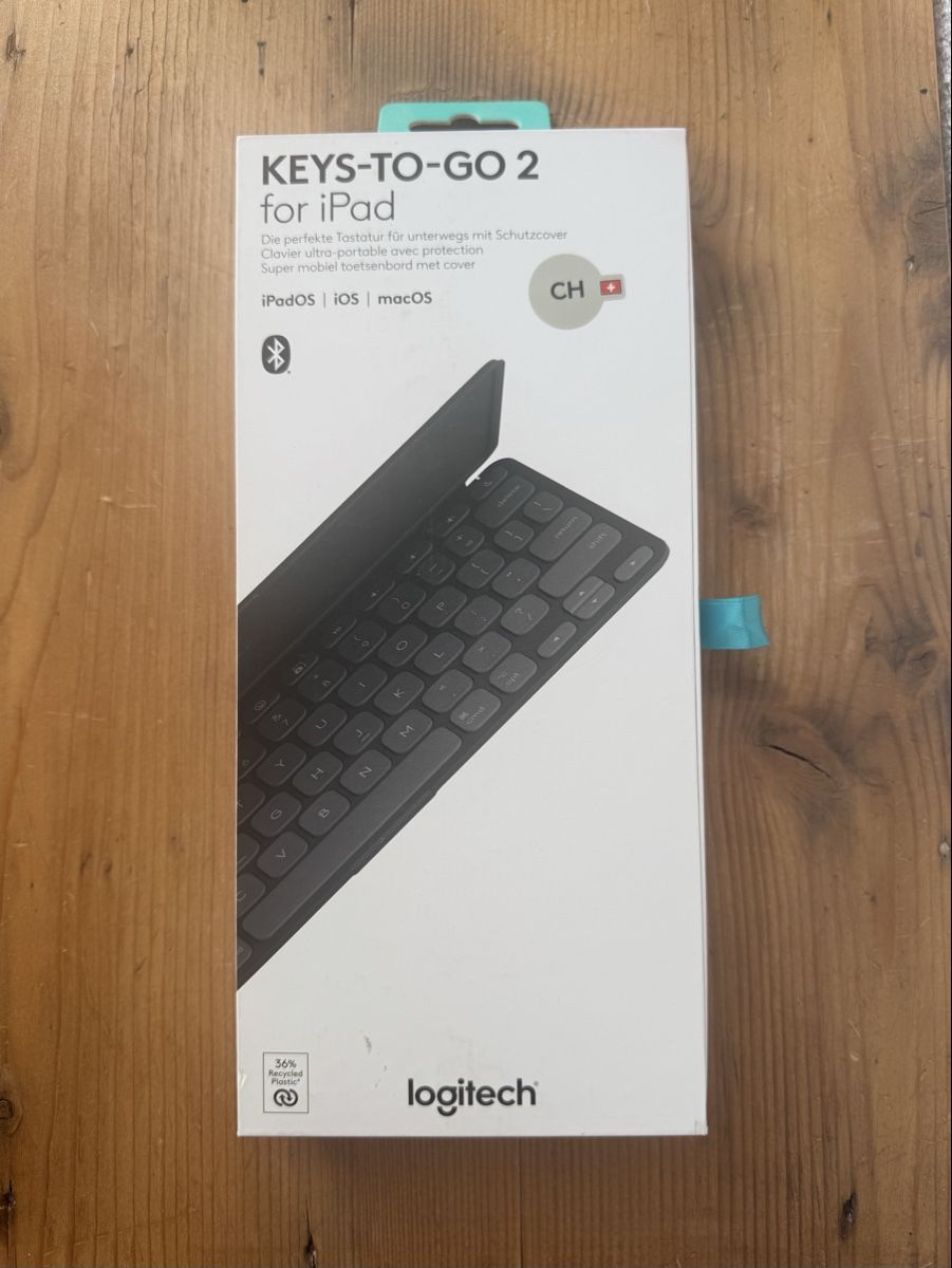 Logitech Tastaturen: Key-To-Go 2 for iPad – Neu und originalverpackt aus Stäfa von banannebaum