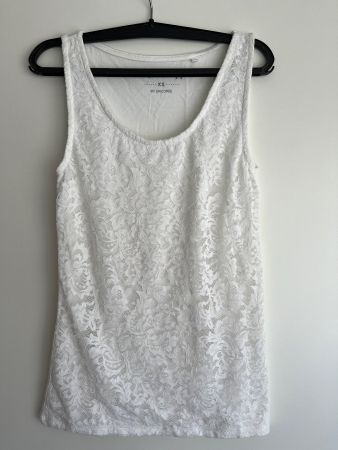 Spitzentop von Chicorée ,  Grösse XS