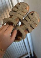 Bisgaard Sandalen Leder Olivgrün Gr. 27