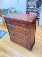 Meuble à chaussure en bois, finition acajou