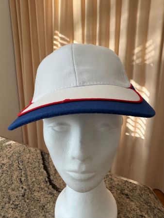 Baseball Cap AXA.ch weiss blau rot neu