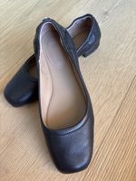 Ballerina Leder schwarz von Boss Gr. 36