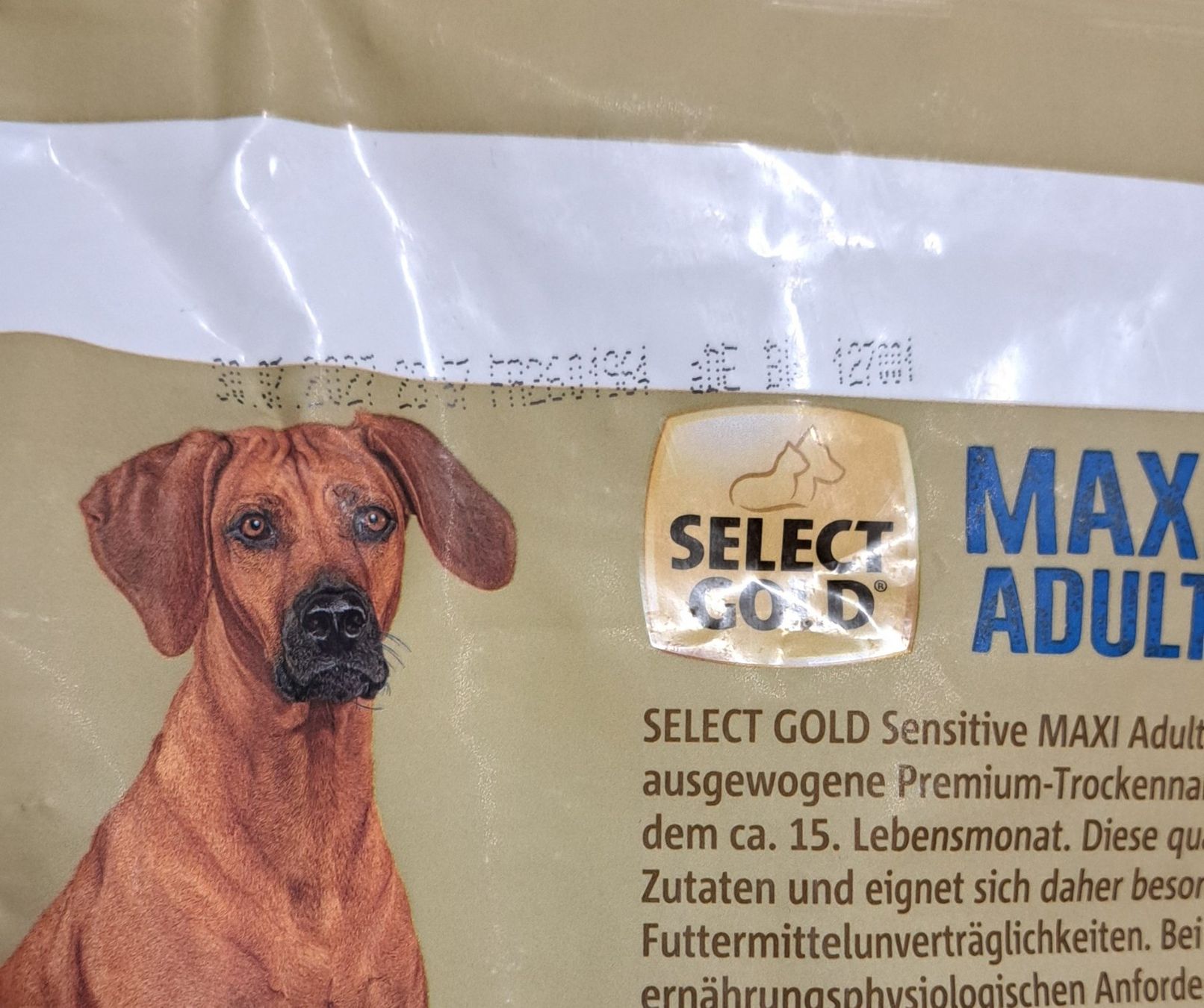 Nourriture: Hundefutter Select Gold Maxi Adult Sensitiv – D'occasion à Fraubrunnen par Ente2286 1