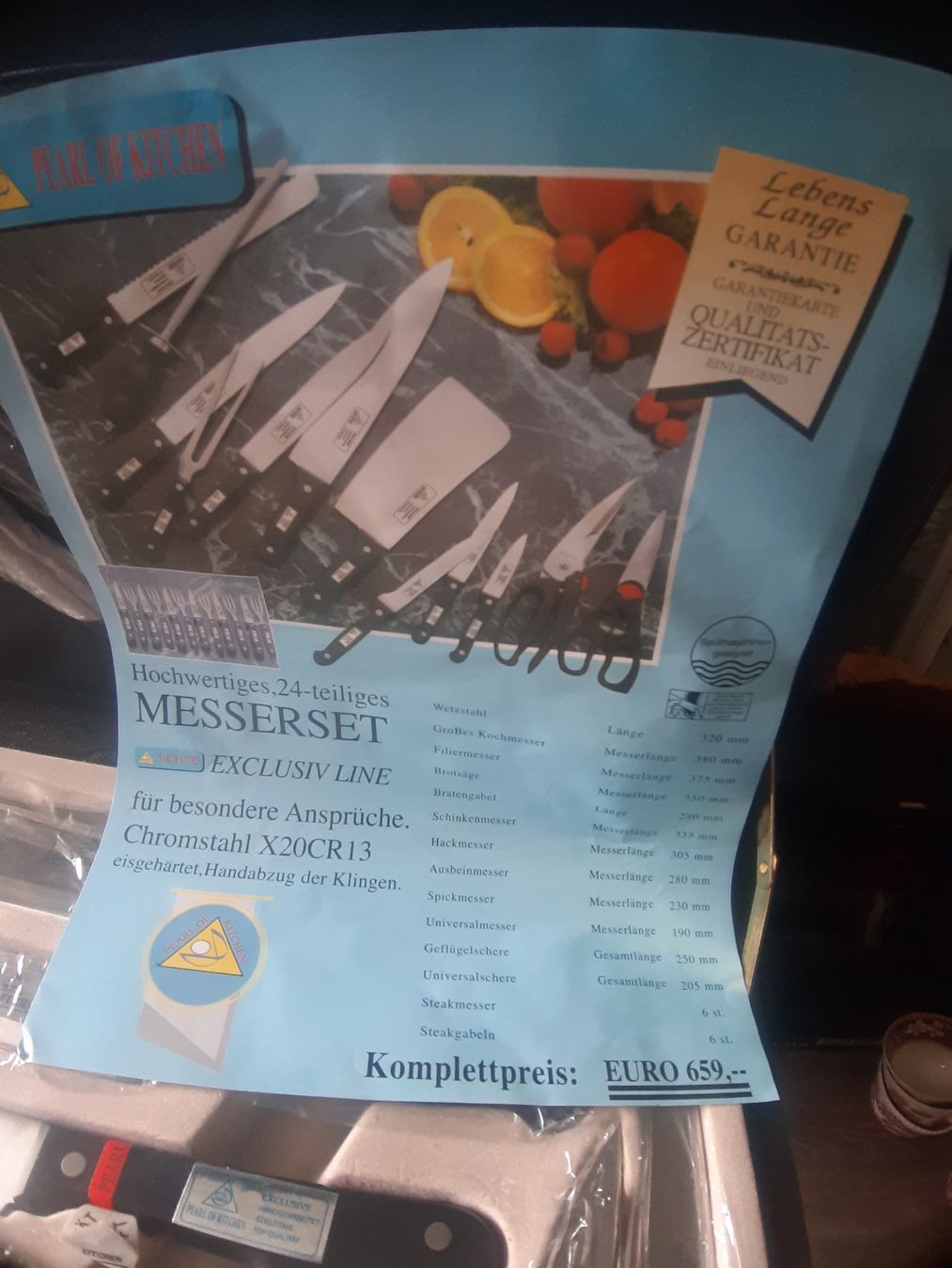 Messer: hochwertiges Messer -Set. – Neu und originalverpackt aus Schattdorf von epp_db95 3