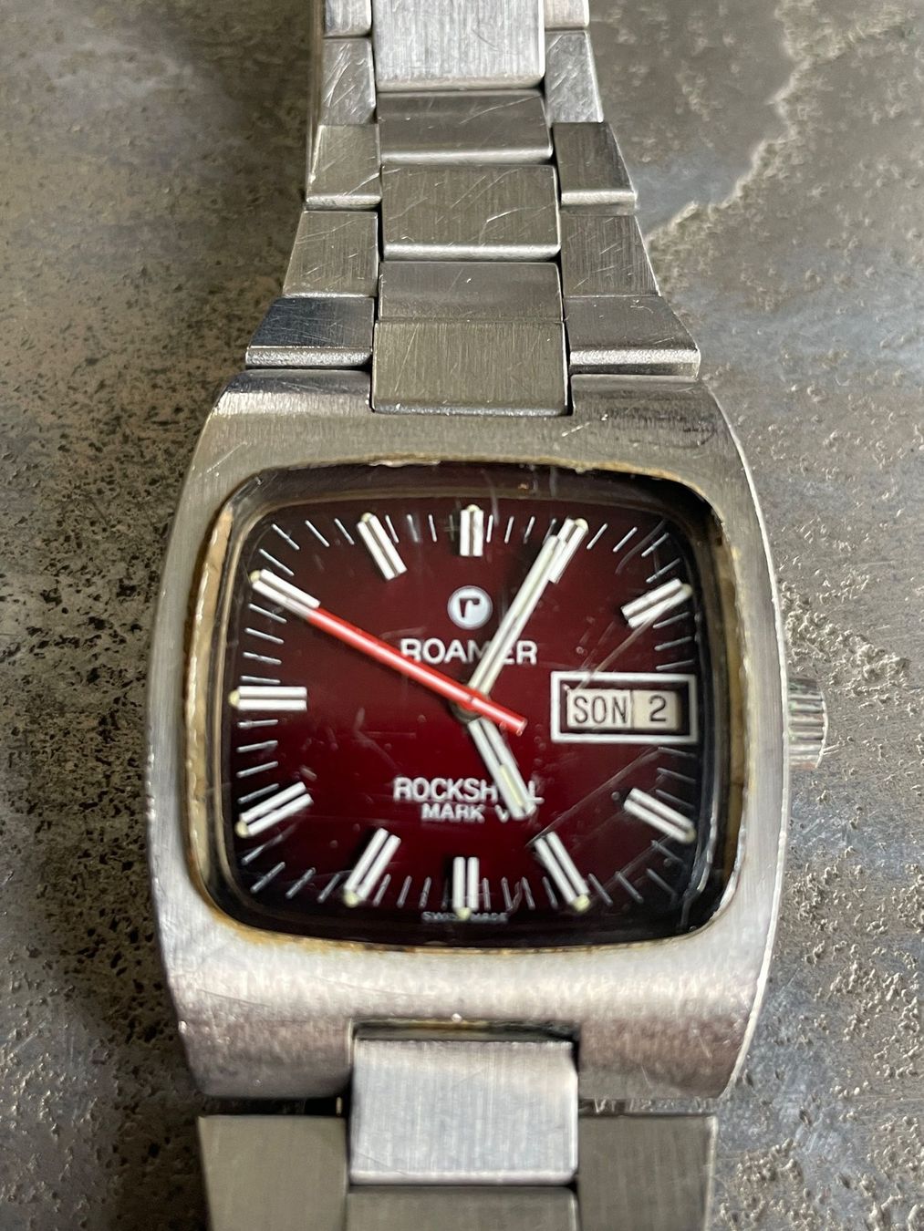 Roamer Montres: Roamer Rockshell Mark V Uhr Gebraucht Modell 482 – D'occasion à Volketswil par rubin74 1