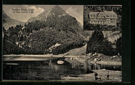 AK Grabs, Kurhaus Voralp mit See, 1911