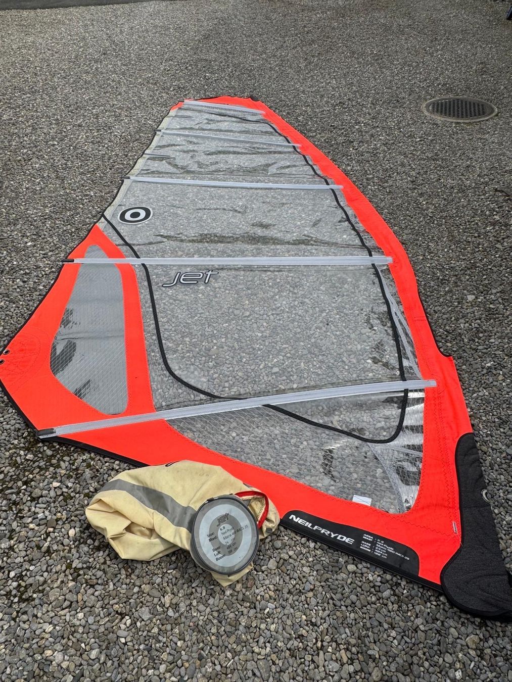 Surfen: Windsurfsegel – Gebraucht aus Gwatt ((Thun) von Fipu2666