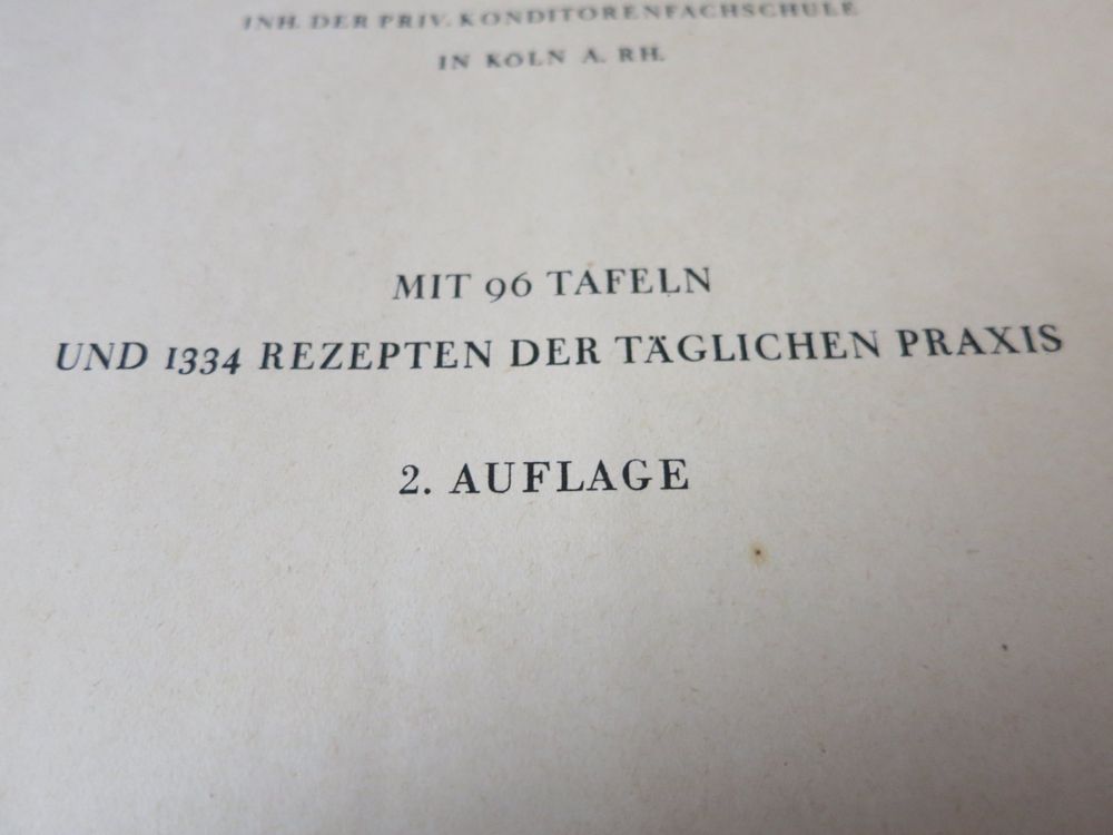 Livres: KONDTIOREI-FACHBUCH VON CA. 1929 – D'occasion à Windisch par MarcelS01 2
