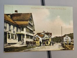 Alte PK / Schönengrund - Wald Gasthof zur Krone Postkutsche 