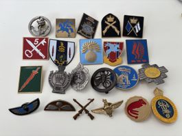 Lot pins militaires Grande Bretagne