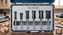 Bosch PRO Nutfräser Set, Schaft 8 mm, 6-tlg. für Oberfräser