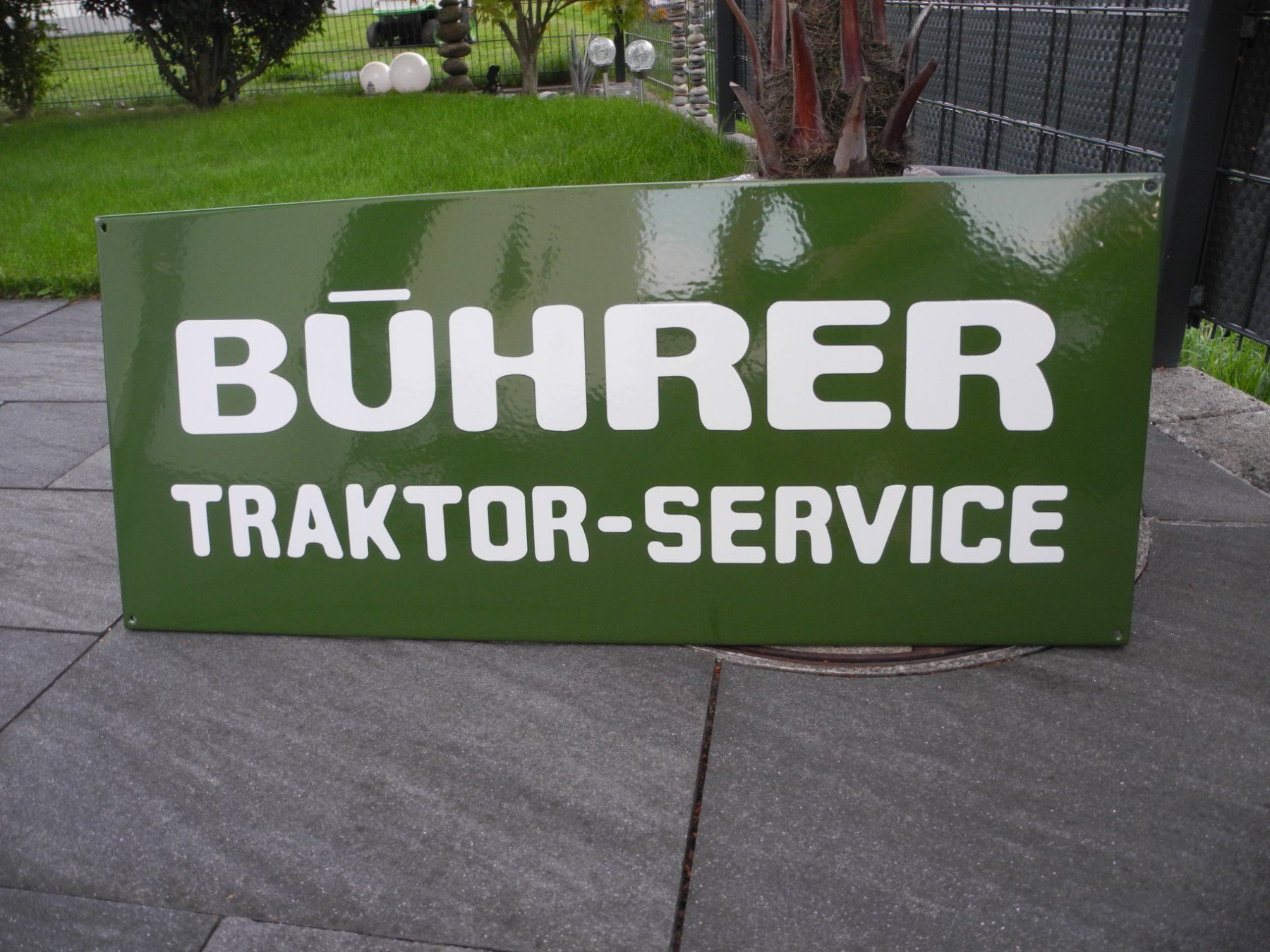 Insegne: GROSSES BÜHRER SERVICE EMAILSCHILD – Nuovo (secondo la descrizione) da Reinach AG venduto da Huckleberrysix 5
