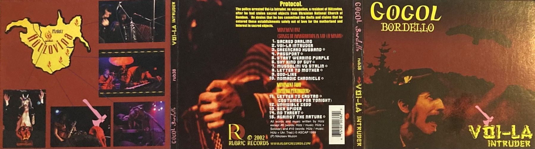 CD: GOGOL BORDELLO - VOI-LA INTRUDER – Usato da Poliez-Pittet venduto da Newtown-Records 3