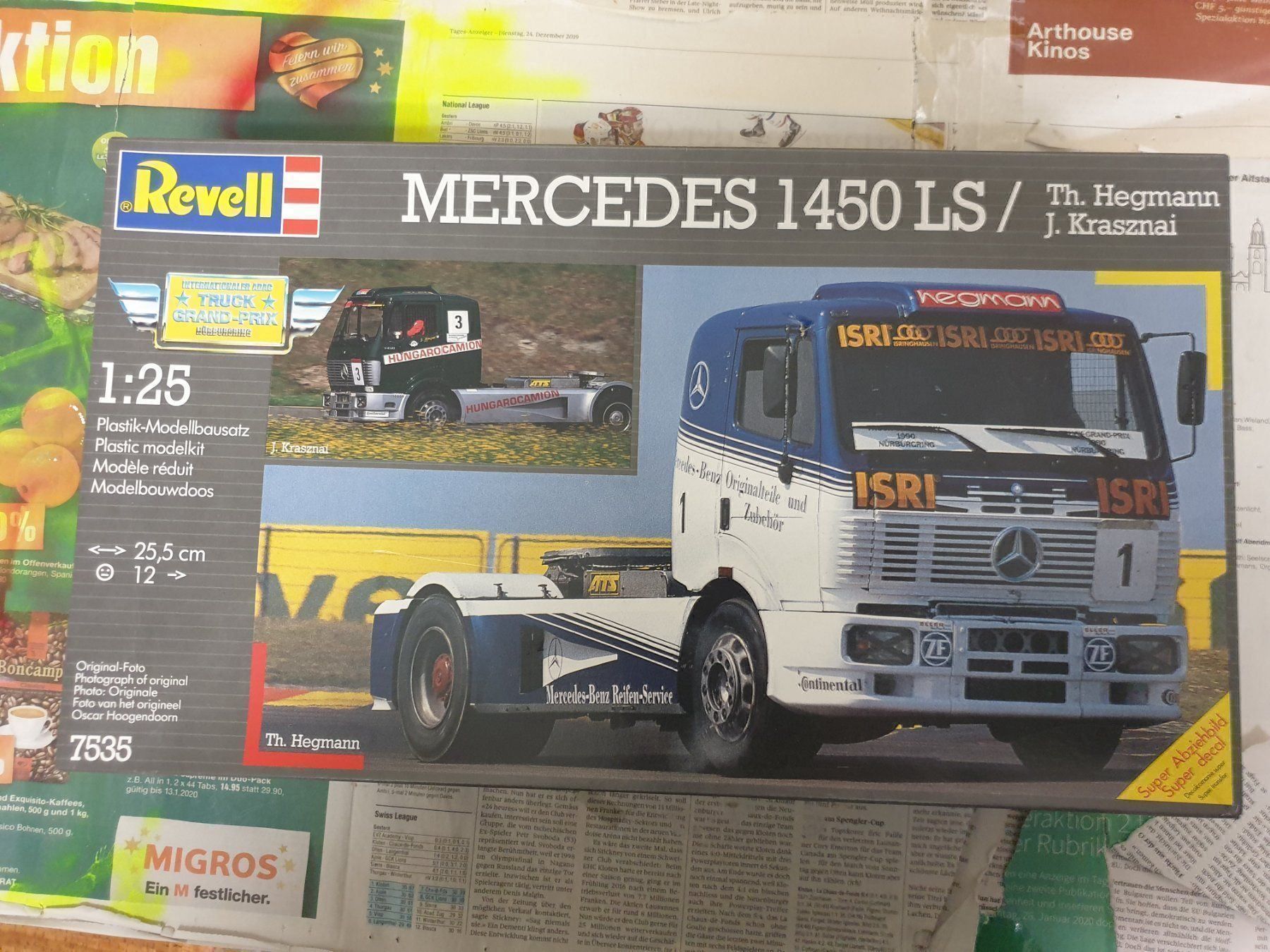 Modellbausätze & Standmodelle: Mercedes 1450 Renn LKW – Neu und originalverpackt aus Wettingen von Mmarb