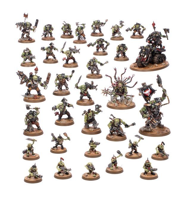 Kits de montage: Warhammer 40.000 starter set orc half & rules & tools – Neuf (Voir description) à Zürich par kitkis