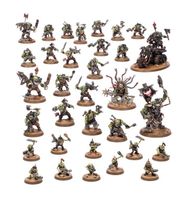 Warhammer 40.000 starter set orc half & rules & tools