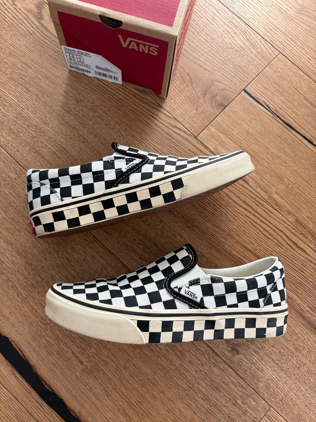 Vans Scarpe da uomo: Vans Slip-On Checkered Sohle 39 – Nuovo (secondo la descrizione) da Flims Dorf venduto da jol_7fq8 2