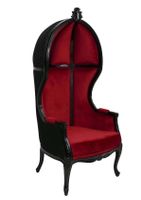 Louis XV Canopy Barock Sessel Mahagoniholz