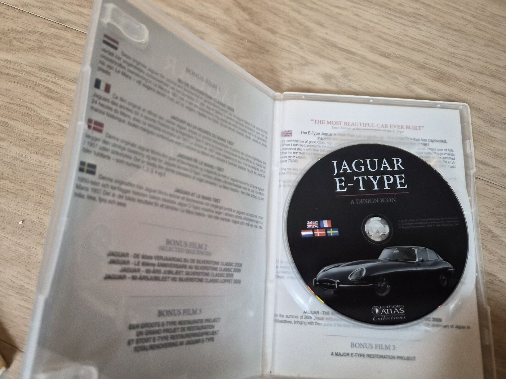 Tutti i DVDs: DVD Jaguar E-Type A Design Icon documentaire automobile – Usato da La Joux FR venduto da car_ck96 1