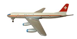 alter Swissair Blechflieger