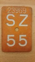 Velonummer SZ 55