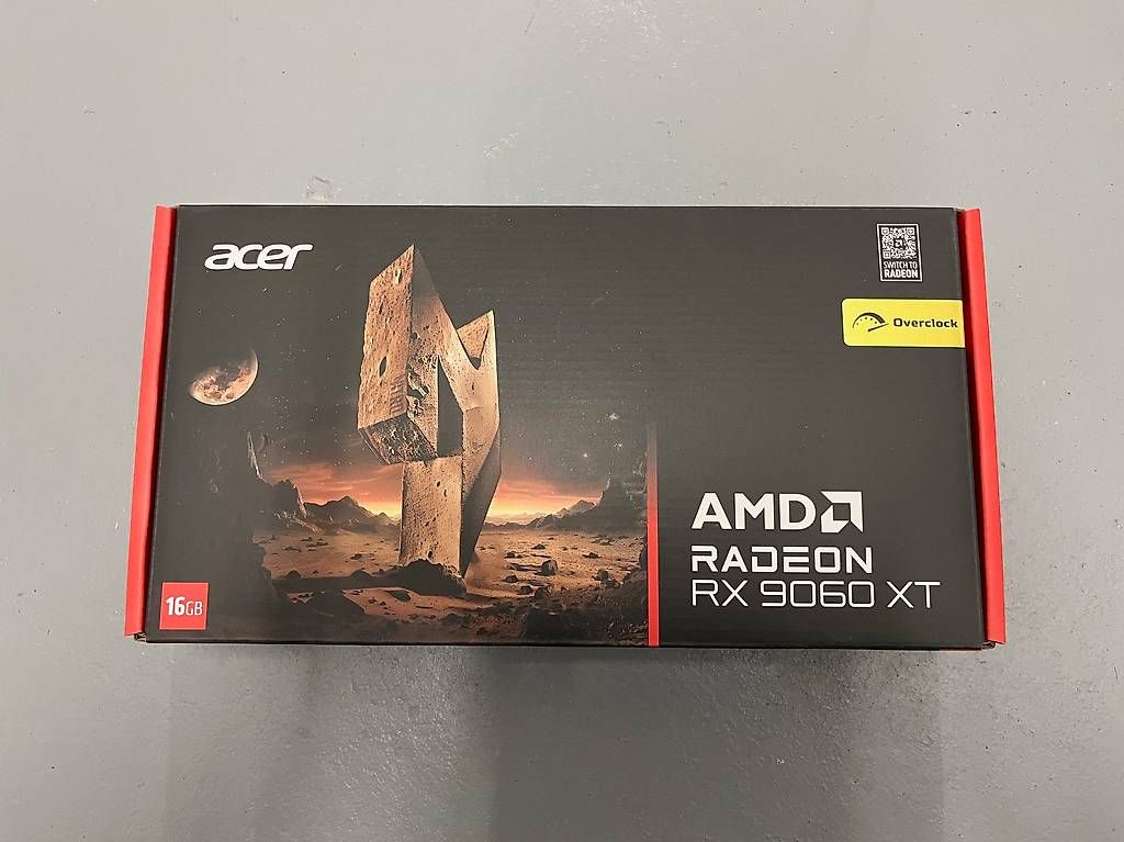 Amd Schede grafiche: RX 9060 XT 16 Gb Acer Nitro OC – Nuovo e nell'imballaggio originale da Reinach BL venduto da Kes86