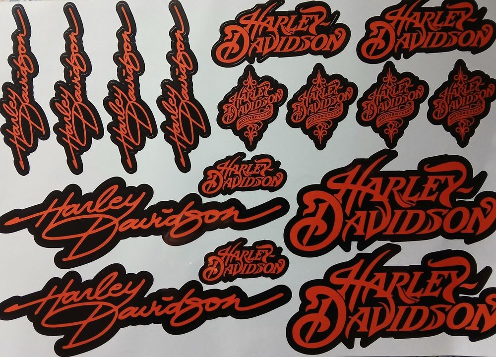 Sticker: Stickers autocollants Harley Davidson J133 – Nuovo e nell'imballaggio originale da Allens venduto da MADE.IN.ROCK.N.ROLL 2