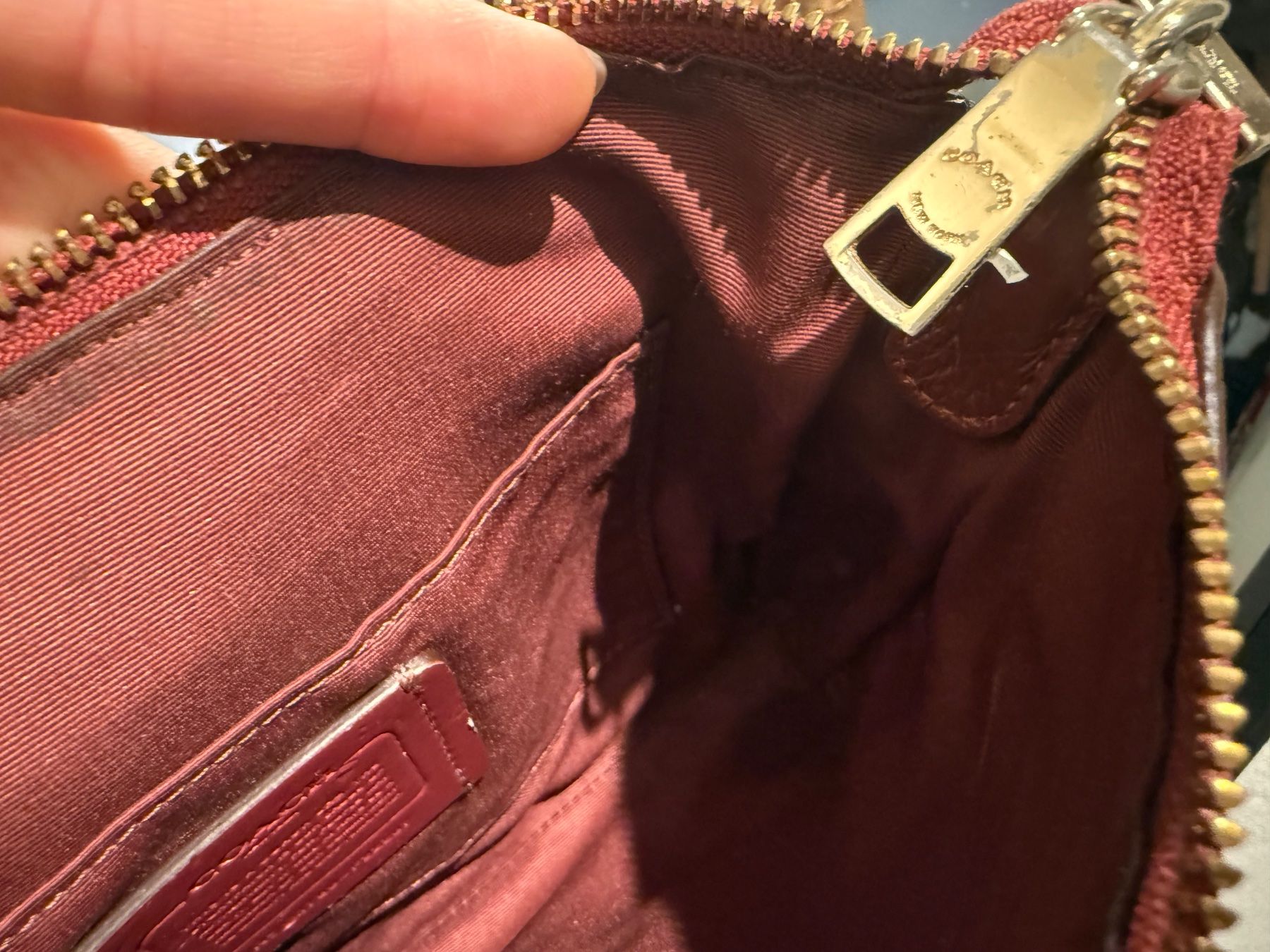 Coach Borse da donna: COACH Bag Metallic Burgundy – Usato da Bern venduto da kwa_pyt9 8