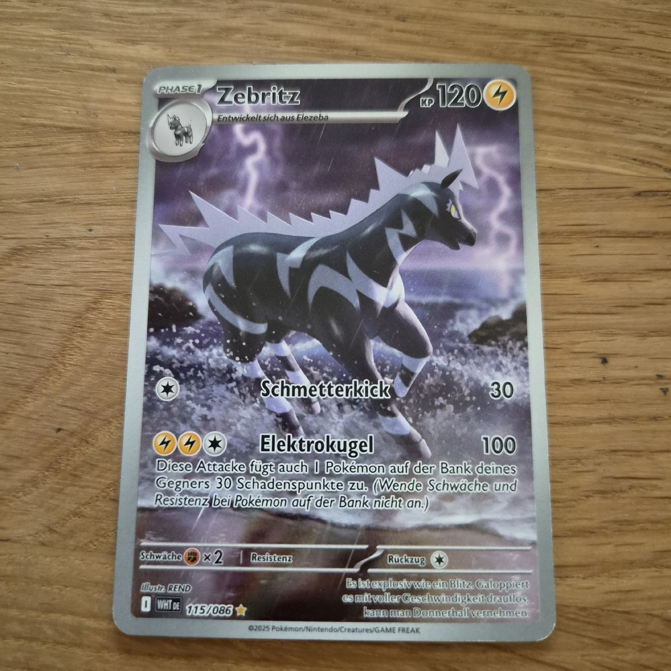 Pokémon Carte collezionabili: Zebritz – Usato da Scherz venduto da gui_6q7l