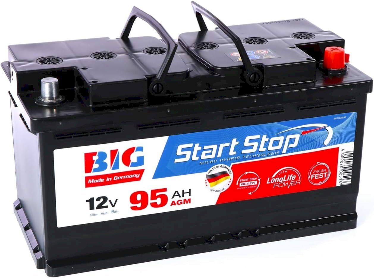 Elektrotechnik: BIG Start-Stop AGM 12V 95Ah Autobatterie – Neu und originalverpackt aus Bottighofen von zaap 2