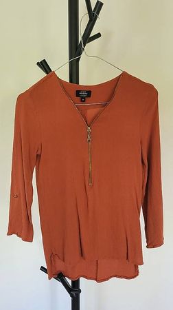 Bluse mit Reissverschluss  Gr. 34 (XS)